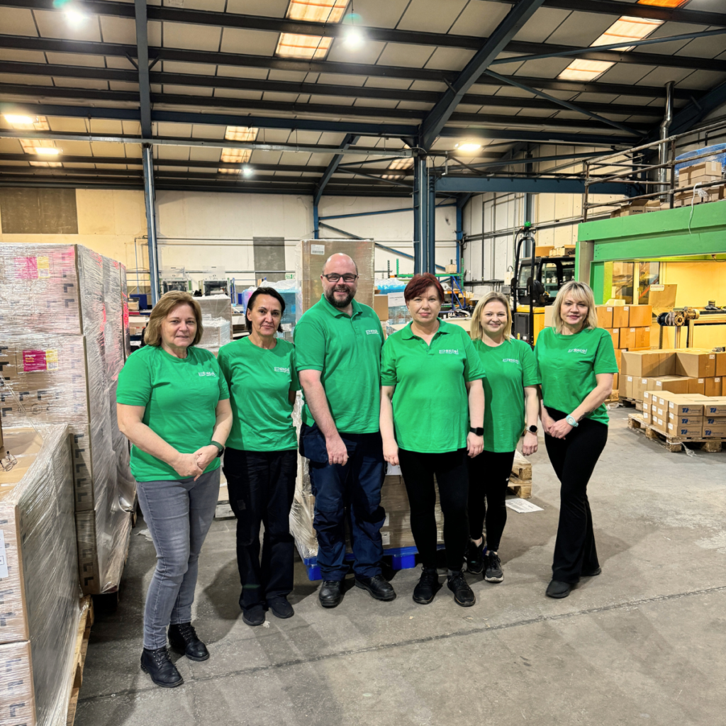 This is a picture of some of the Excel Contract Packing team looking happy as they are helping manufactures Reduce Overheads by 20-30% Through Outsourcing
