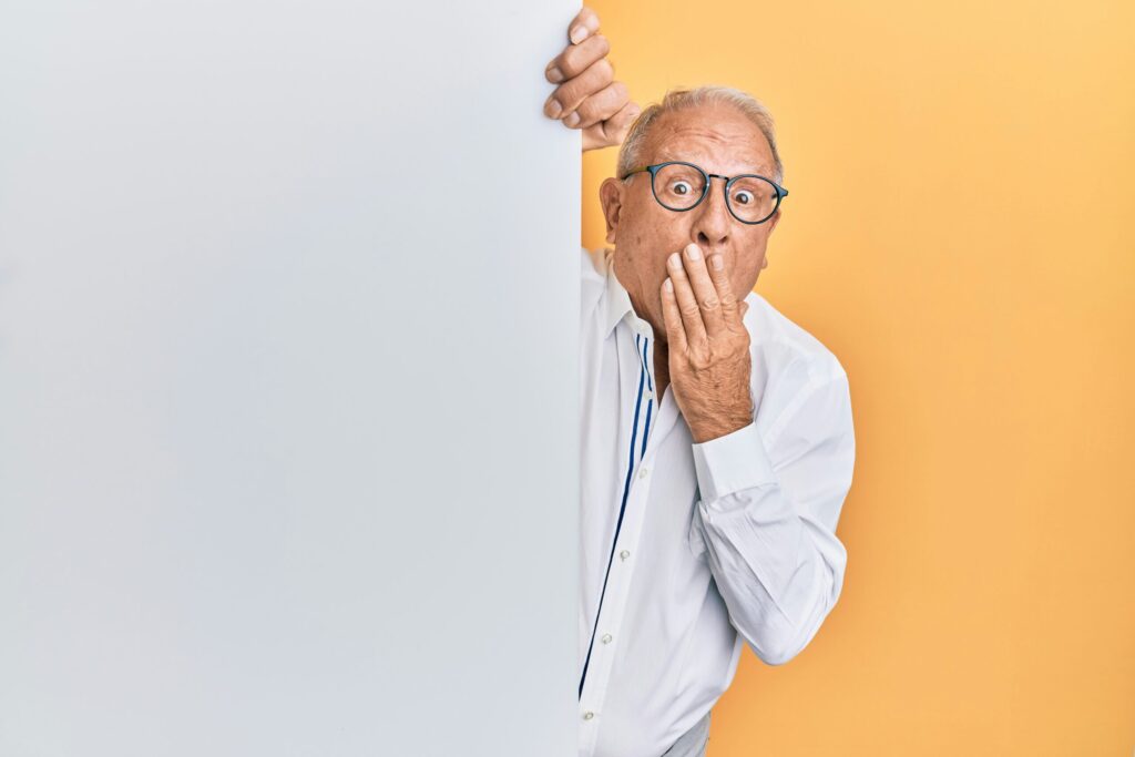 This is a manufacturer decision maker looking shocked after realising how much money his business can save by outsourcing their contract packing