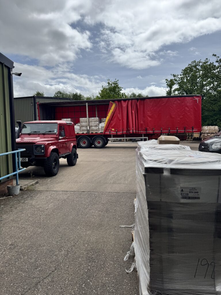 This is a picture of orders in a truck at Excel Contract Packing HQ to show 'How To Keep Up With More Orders Without Taking On More Monthly Costs'